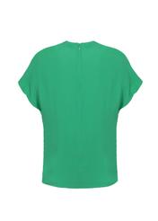 Women's green blouse BLUDT-0047-51(W19)-02