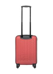 Cabin suitcase on wheels WALAB-0082-4B-19(W26), product back view on white background.