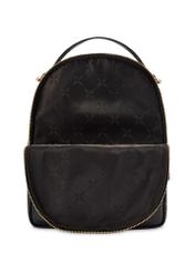 Black leather women's backpack TORES-1162-99(Z25)