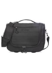 Black large cosmetic bag WALNY-0045-99-14(W26), front product view on white background.