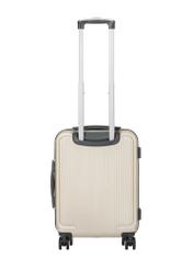 Cabin suitcase on wheels WALAB-0053-0X-19(W26), product back view on white background.