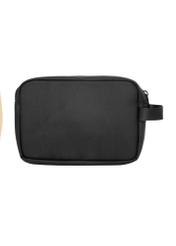 Black men's cosmetic bag TORMN-0425-99(Z26), back view of the product on a light background.