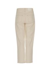 Cream women's high-waisted pants SPODT-0066-12(W22)-05