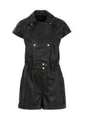 Women's short leather jumpsuit KOBDS-0001-5512(W21)-04