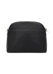 Black women's shoulder bag TOREC-1140-9I(W26), product view from the back on a white background.