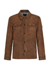 Brown leather jacket for men KURMS-0335-2078(W24)-05