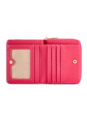 Fuchsia medium women's wallet POREC-0412-5E(W26), product view inside on white background.