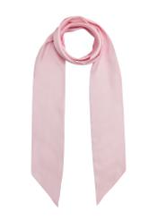 Pink women's scarf SZADT-0214-34(Z25), product view from the front on a white background.