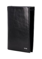 Black leather men's wallet PORMS-0737-99(Z26)