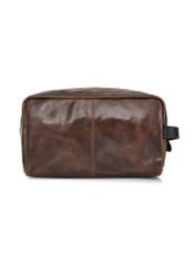 Brown leather men's cosmetic bag TORMS-0106B-79(Z24)-04