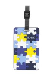 Luggage tag AW-012-0001-61(W25), front view of the product on a white background.