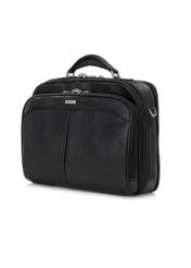 Black leather business travel bag TB-214A-99(KS)-02