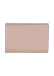 Light beige women's wallet POREC-0426-1B(Z26), back view of the product on a light background.