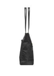 Large black shopper bag TOREN-0353-99(Z26), side view of the product on a white background.