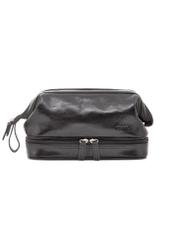 Men's glossy cosmetic bag TORMS-0479-99(Z25), front product view on white background.