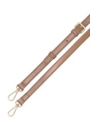 Classic beige women's handbag TOREC-1103-24(Z25), view of the product straps on a white background.