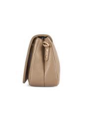 Dark beige leather women's handbag TORES-0911F-1K(W26)