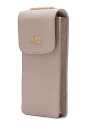 Beige women's pouch TOREC-1112-80(Z25), diagonal view of the product on a white background.