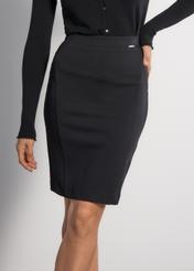 Black pencil skirt SPCDT-0076-99(W23)-01