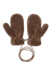 Women's woolen gloves REKDF-0004 B-24(OF 25) - top view of the product on a white background.