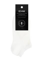 Short cream men's socks SKAMT-0151A-12(W24)-01