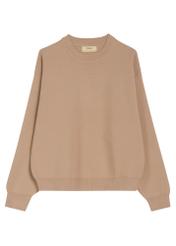 Camel women's viscose sweatshirt BLZDT-0117-1D(Z26), front product view on white background.