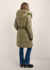 Women's olive winter jacket KURDT-0663-8E(Z26)