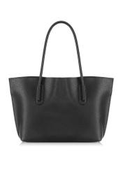 Black women's shopper bag TOREC-0938-99(W24)-04
