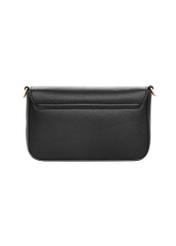 Black women's shoulder bag TOREC-1255-99(Z26). Back view on white background.