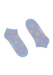 Women's short pattern socks SKADT-0060-61(W23)-01