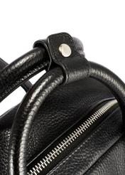 Women's leather backpack TORES-1146A-99(Z25) - close-up of the detail on a white background.