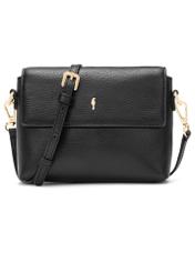 Small women's leather handbag TORES-1278-9I(W26), front product view on white background.