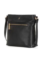 Leather black women's shoulder bag TORES-0896B-99(Z24)-04