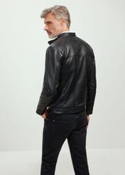 Classic men's leather jacket KURMS-0297-5427(KS)-03