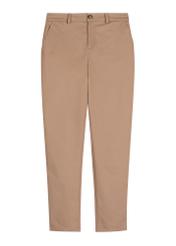 Women's camel trousers SPODT-0120-1D(W26), front product view on white background.