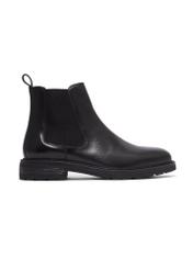 Men's black leather Chelsea boots BUTYM-0521-99(Z26), side view of the product on a white background.