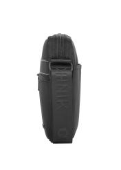 Men's city bag in black TORMN-0423-99(Z26), side view of the product on a light background.