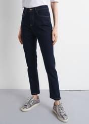 Navy blue women's pants JEADT-0008-69(W23)-01