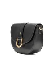 Black classic women's handbag TOREC-0879B-99(Z25), diagonal view of the product on a white background.