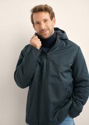 Men's navy blue transitional jacket KURMT-0436-7E(Z26)