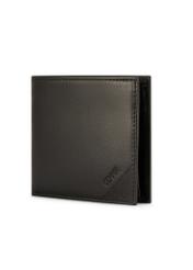 Black men's leather wallet PORMS-0655-99(Z25), diagonal product view on white background.