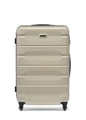 Large suitcase on wheels WALAB-0067-0X-28(W26), front view of the product on a white background.