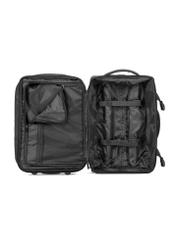 Small suitcase on wheels WALNY-0047-99-19(W26) - product view from above, on a white background.