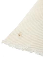 Light cream women's scarf SZADT-0179A-12(Z25), close-up of the product detail on a white background.