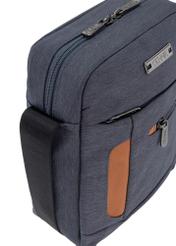 Large gray men's messenger bag TORMN-0322-91(W24)-06