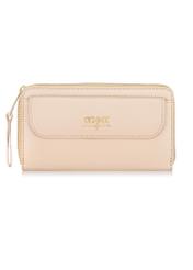 Large cream leather women's wallet PORES-0850-81(W23)-01