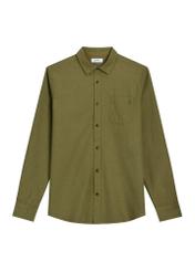 Light green men's cotton shirt KOSMT-0363-8A(Z26)