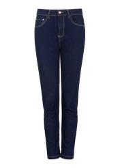 Navy blue women's pants JEADT-0008-69(W23)-04