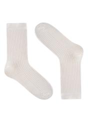 Set of women's long socks ZESDT-0047-00(Z26), front view of one pair of product on a white background.