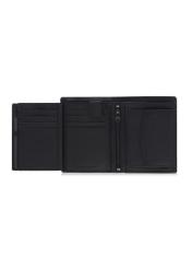 Men's leather wallet with embossing PORMS-0010A-99(W23)-05